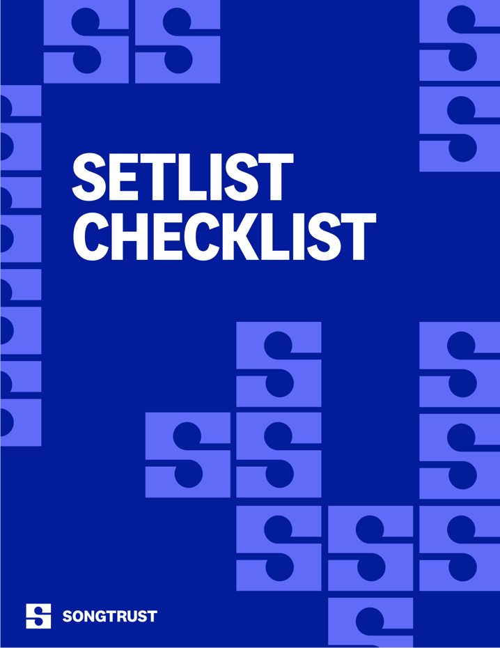 Songtrust Resource | Setlist Checklist