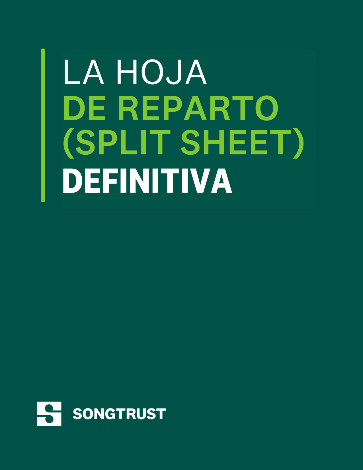 La Hoja De Reparto (Split Sheet) Definitiva resource cover page