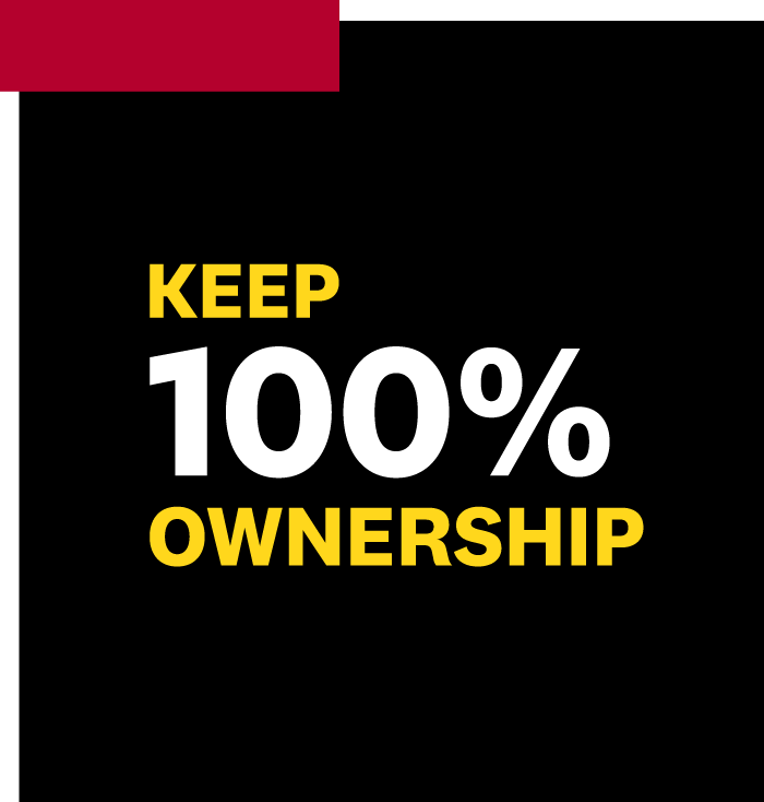 With Songtrust you keep 100% ownership