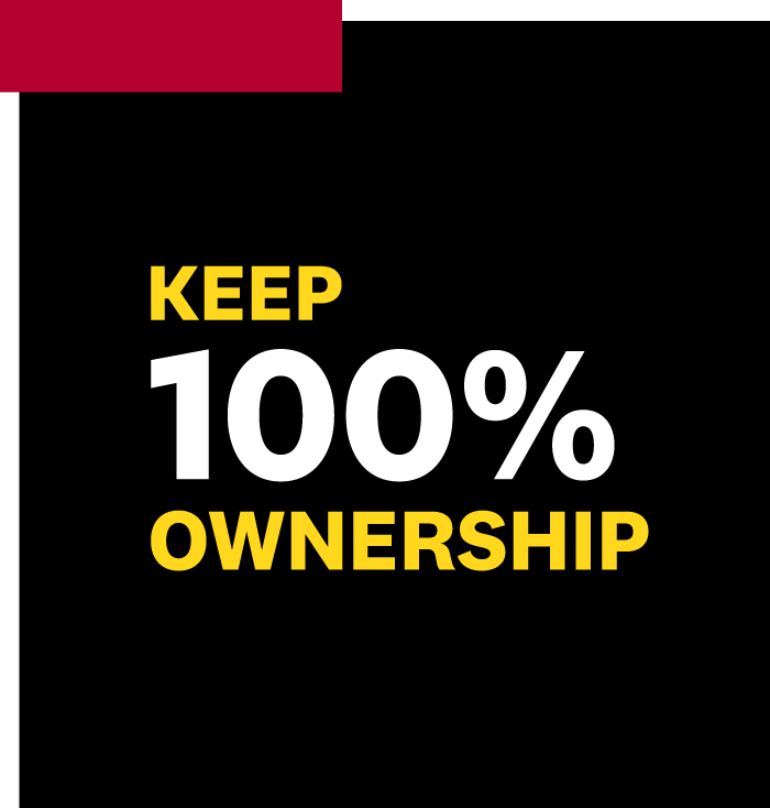 With Songtrust you keep 100% ownership